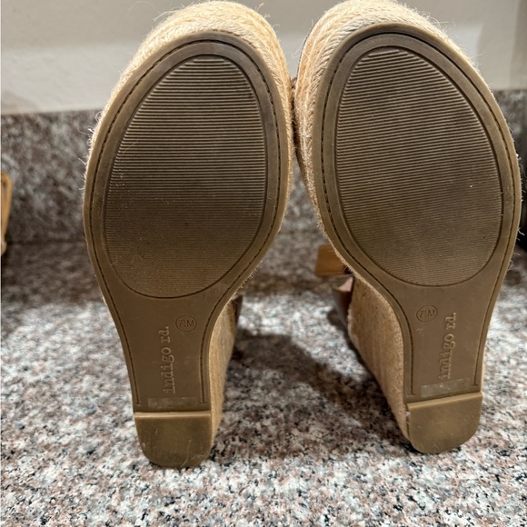 Brown Wedge Sandals - Picture 9 of 10